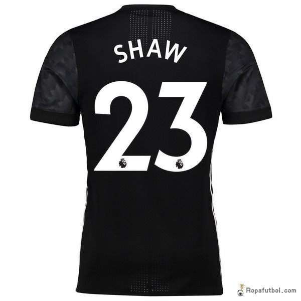 Camiseta Manchester United Replica Segunda Ropa Shaw 2017/18 Negro